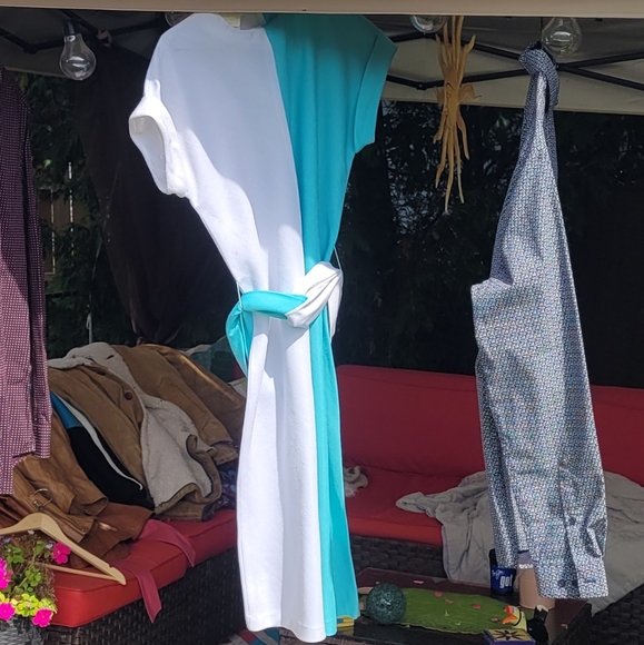 Inverse🏵80s ☎️ Zip-Up Cocktail Dress - Picture 10 of 10